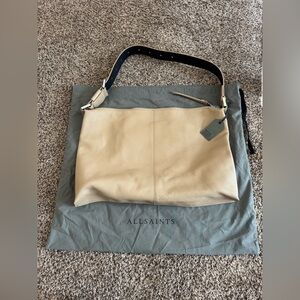 ⭐️ NEW ALLSAINTS EDBURY LEATHER SHOULDER BAG PURSE ⭐️